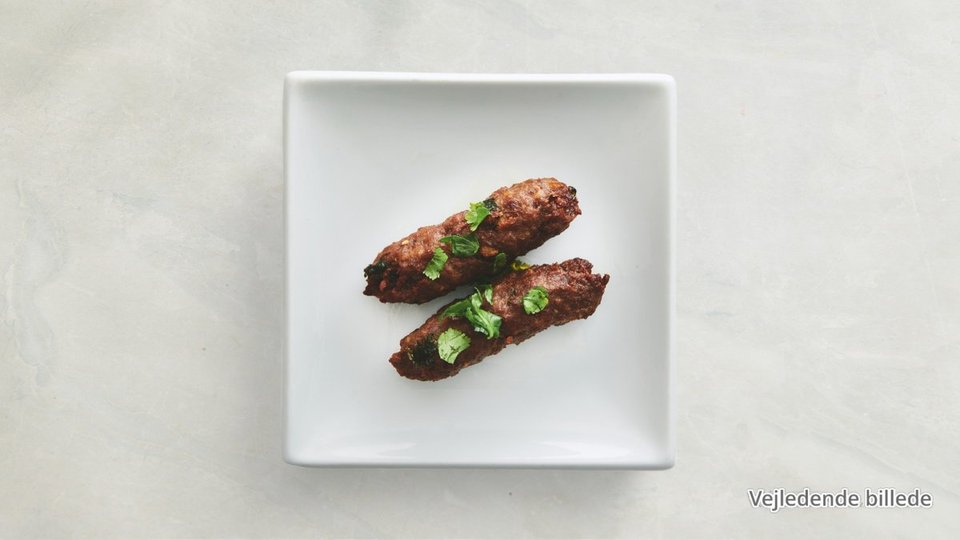 Seekh Kebab — charcoal-grilled minced lamb skewers